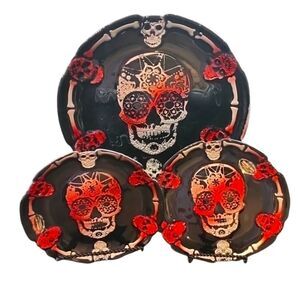 Akcam Glass Skull Plate Set-3